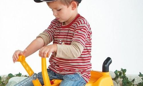 Детски багер Rolly Toys Cat строителна машина това