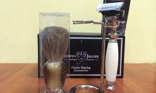 Комплект за бръснене Edwin Jagger от 3 части самоб