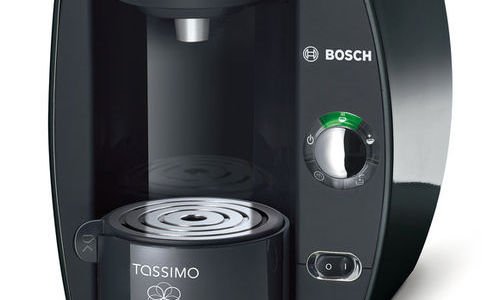 Кафе машина Bosch Tassimo T4 черна капсули 2 литра