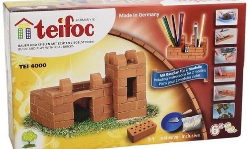 Конструктор с тухлички Teifoc 4000 Замък и моливни