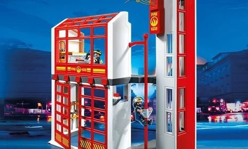 Пожарна с аларма Playmobil 5361 пожарна станция