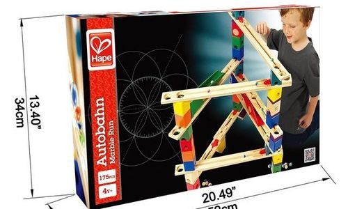 Дървен конструктор Hape E6006 аутобан пиcтa