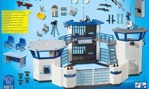 Полицейски участък Playmobil 6872 със затвор 