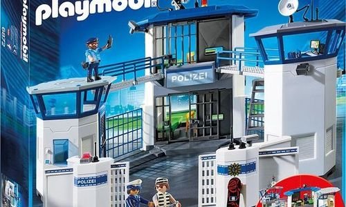 Полицейски участък Playmobil 6872 със затвор 