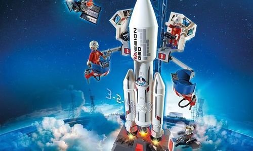Космическа ракета с база Playmobil 6195 конструкто