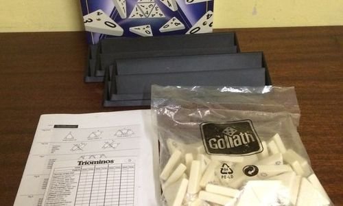 Детска занимателна игра Goliath Triominos Deluxe 6