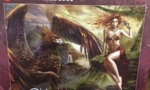 Пъзел Heye 2000 части Кралицата на орлите Крис 