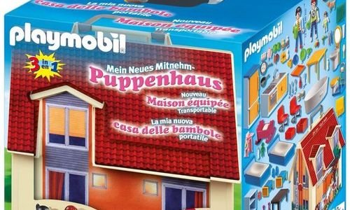 Преносима къща Playmobil 5167 конструктор с аксесо