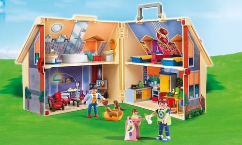 Преносима къща Playmobil 5167 конструктор с аксесо