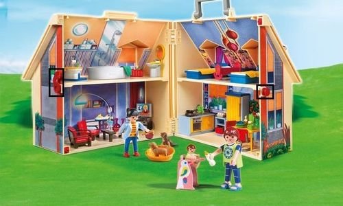 Преносима къща Playmobil 5167 конструктор с аксесо