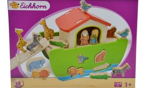 Дървен Ноев ковчег Eichhorn 100002084 дървен 