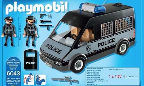 Полицейски ван със светлини и звук Playmobil 6043 