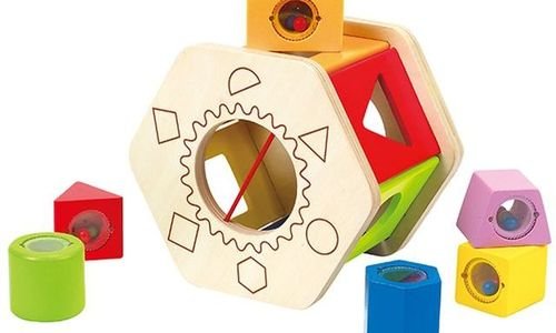 Дървенa игра с форми за сортиране Hape E0407