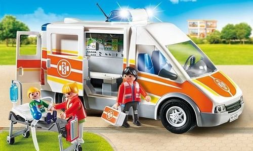 Линейка със звук и светлини Playmobil 6685 City Li