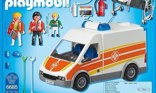 Линейка със звук и светлини Playmobil 6685 City Li