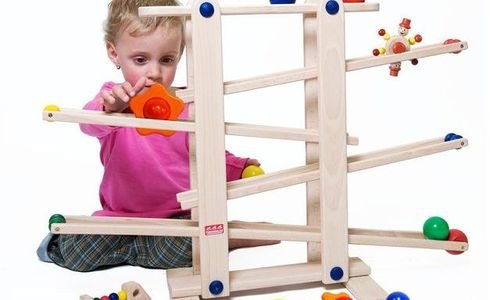 Дървена писта Trihorse 30170FFP Wooden с количка 