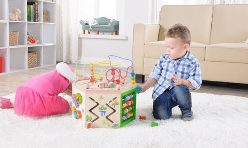  Интерактивен дървен куб Everearth 7in1 EE33285 Ga