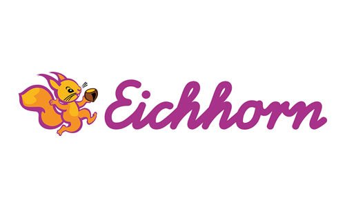 Дървенa игра с цветни форми за сортиране Eichhorn 
