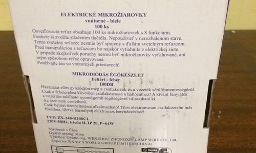 Коледни лампички Vianocne Mikroziarovky 7 метра жъ
