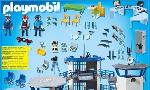 Полицейски участък Playmobil 6872 със затвор Обзав