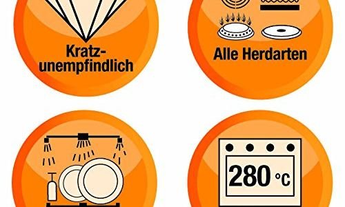 Индукционен тиган с подвижна дръжка и стъклен 