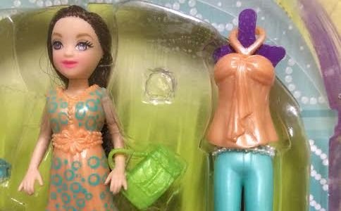 Kукла Поли с дрехи и морски животни Polly Pocket 