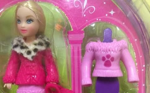 Kукла Поли с дрехи и домашни любимци Polly Pocket 