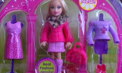 Kукла Поли с дрехи и домашни любимци Polly Pocket 