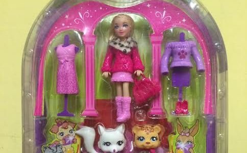 Kукла Поли с дрехи и домашни любимци Polly Pocket 