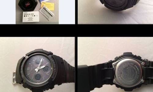 Мъжки часовник Casio G-Shock AWG-M100B-1AER Watch 