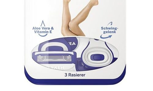 Дамска самобръсначка 3 броя Nivea Protect & Shave 