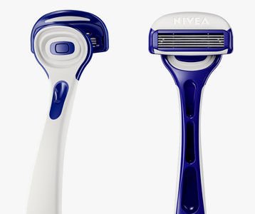 Дамска самобръсначка 3 броя Nivea Protect & Shave 