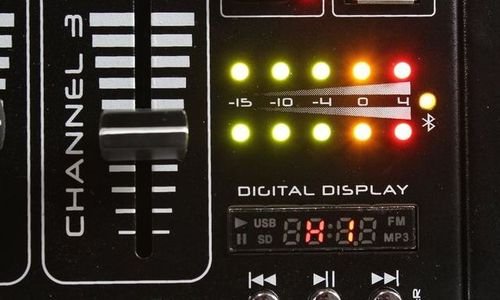Компактен миксер Ibiza DJ21USB-BT mixer DJ стерео 