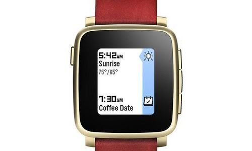 Часовник Pebble Time Steel smartwatch Smart смарт 