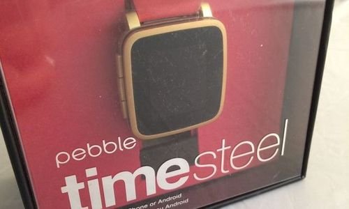 Часовник Pebble Time Steel smartwatch Smart смарт 