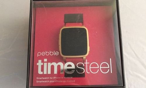 Часовник Pebble Time Steel smartwatch Smart смарт 