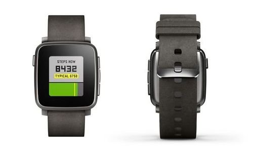 Часовник Pebble Time Steel smartwatch Smart смарт 