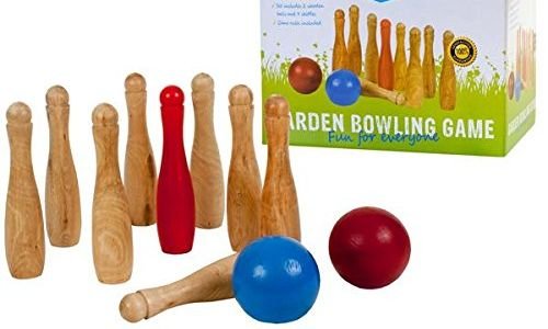 Детски дървен боулинг Outdoor Play 0713054 кегли 9