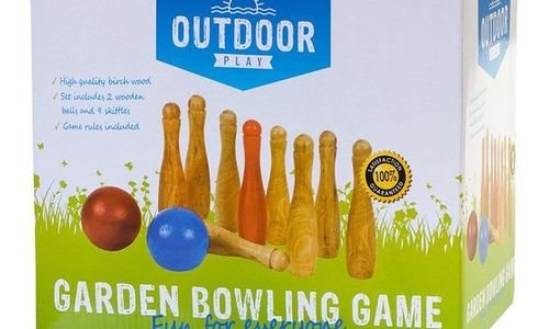 Детски дървен боулинг Outdoor Play 0713054 кегли 9
