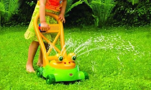 Детска косачка за трева проходилка Gowi Aqua Quak 