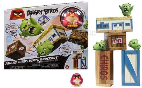 Детски комплект Angry Birds Vinyl Knockout Spinmas