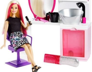 Кукла Barbie Mattel DTK05 фризьорски салон салон з