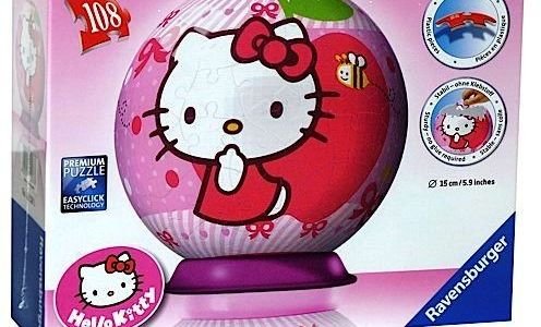 Пъзел топка 108 части Hello Kitti Ravensbureg 7+ с