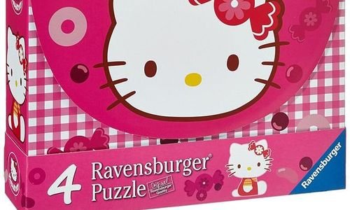 Детски пъзел 4 в 1 Hello Kitty Ravensburger 07263 
