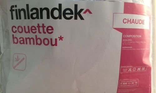Олекотена бамбукова завивка Finlandek юрган одеало
