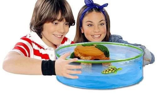 Роботизирана костенурка с аквариум Turtle Fish Aqu