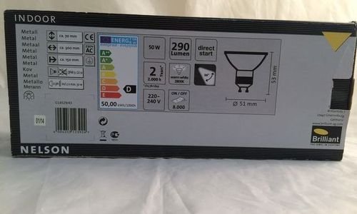 Спот Brilliant Nelson G14529/43 Led топла бяла све