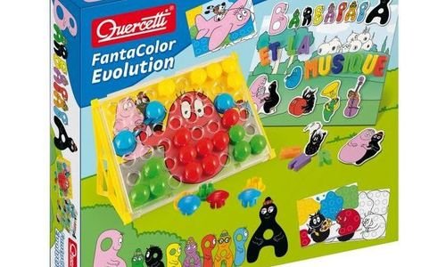 Мозайка и магнитна дъска с букви Quercetti 7408 Fa