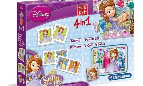 Детски Пъзел Принцеса София 4в1 Clementoni Disney 