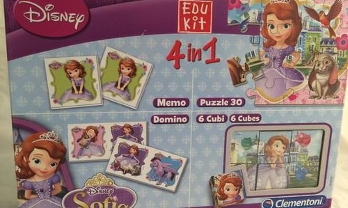 Детски Пъзел Принцеса София 4в1 Clementoni Disney 
